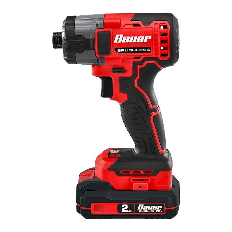 Kit Atornillador De Impacto 1/4" 20V Brushless (Bauer)