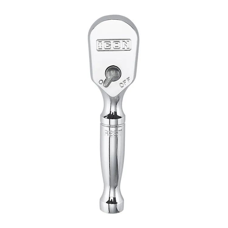 Matraca Profesional De Mango Corto Y Perfil Bajo 3/8" (Icon)